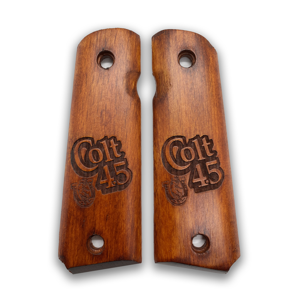 ZIB GRIPS Colt 1911 Pistol Grip, Full Size 1911 (Government/Commander) Walnut Pistol Grip Handmade From Walnut Wood Ars.26