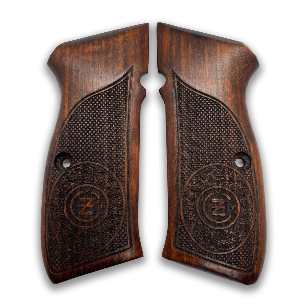 ZIB GRIPS CZ-75 Pistol Grip Handmade From Walnut Wood Ars.043