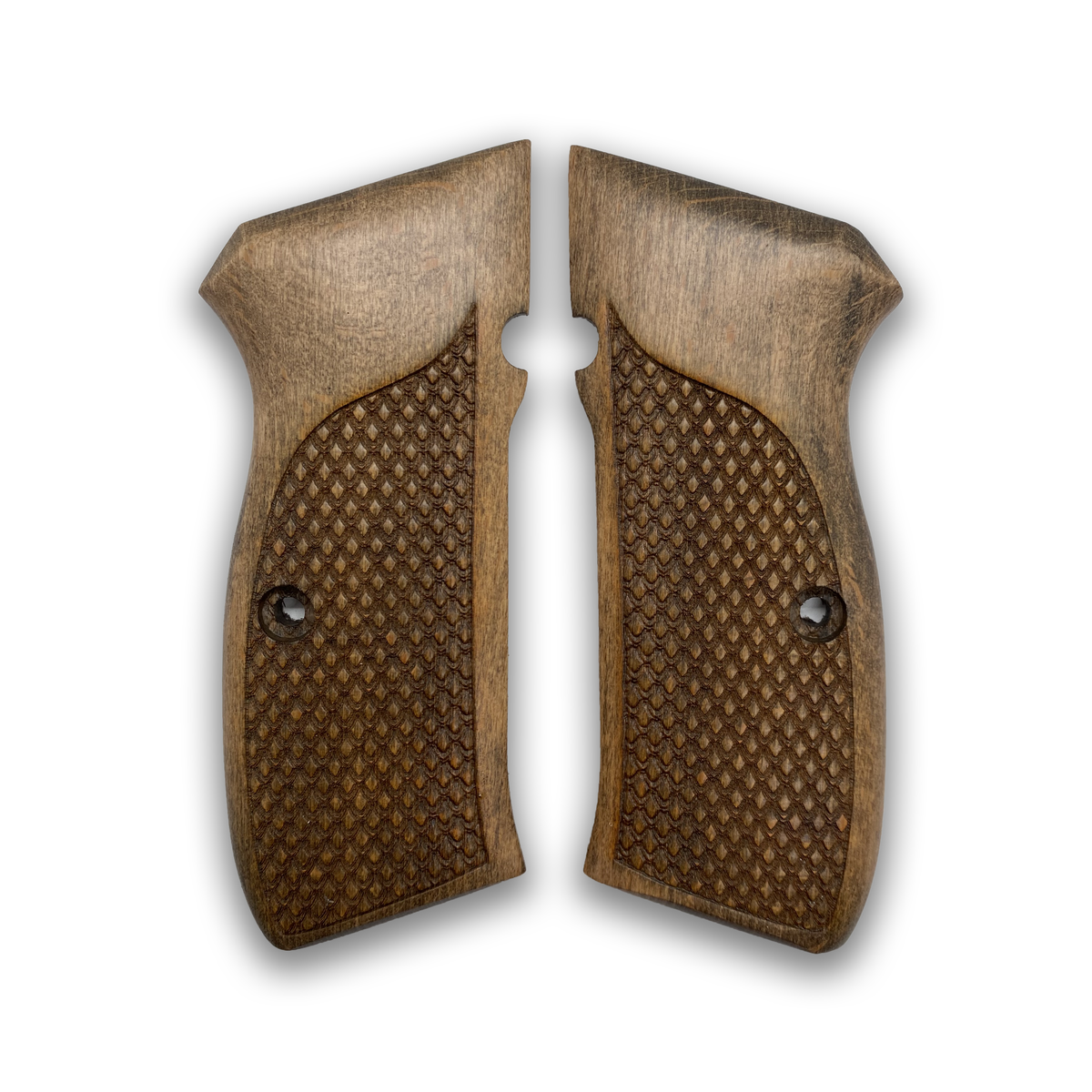 Impunature ZIB CZ-75 In Legno Fatte A Mano – Ars.038 – Grip Per Pistola - Foto 3