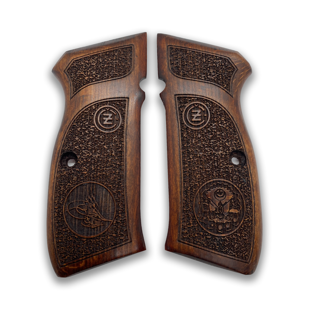 ZIB GRIPS CZ-75 Pistol Grip Handmade From Walnut Wood Ars.045