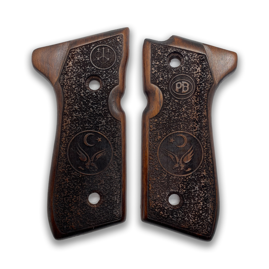 ZIB GRIPS Beretta 92-F Pistol Grip Handmade From Walnut Wood Ars.015