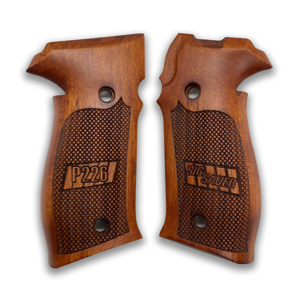 Sig Sauer P226 Pistol Grip Handmade From Walnut Wood Ars.09