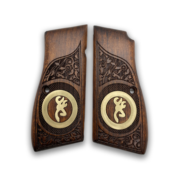 Empuñaduras De Madera ZIB GRIPS Para Browning HP 14 - Hechas A Mano En Turquía | Modelo Ars.070 | Color Múltiple
