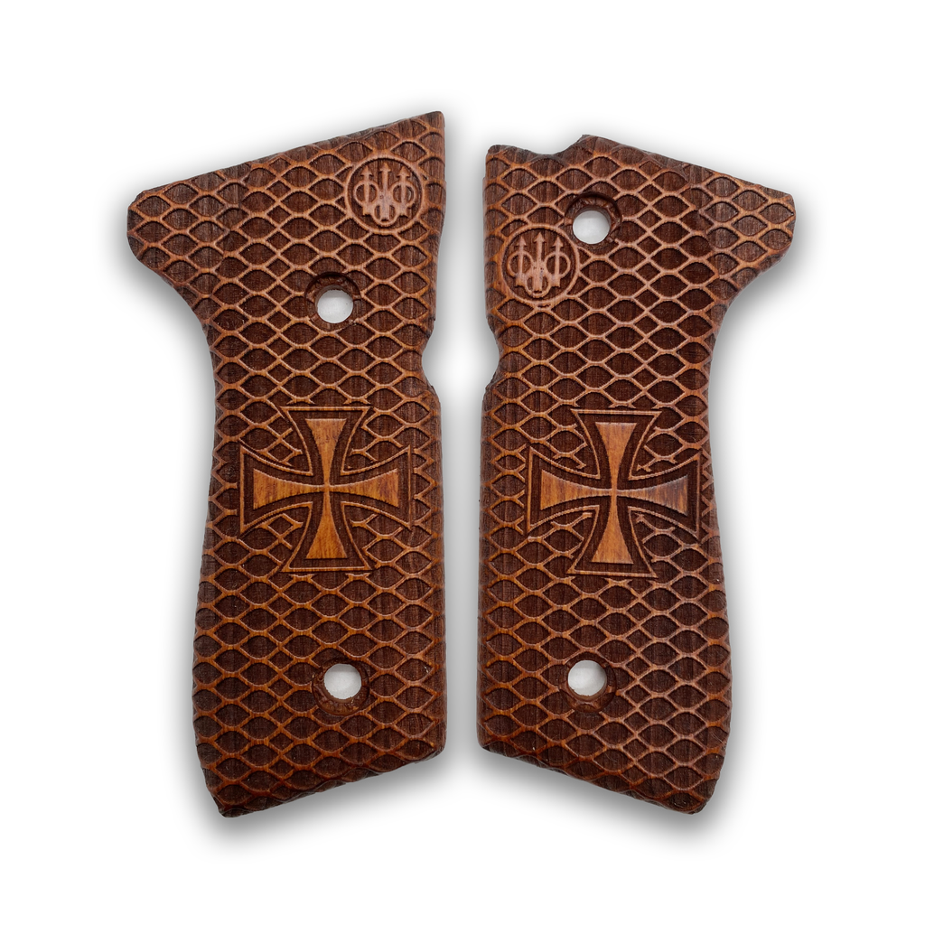 ZIB GRIPS Beretta 92-F Pistol Grip Handmade From Walnut Wood Ars.027