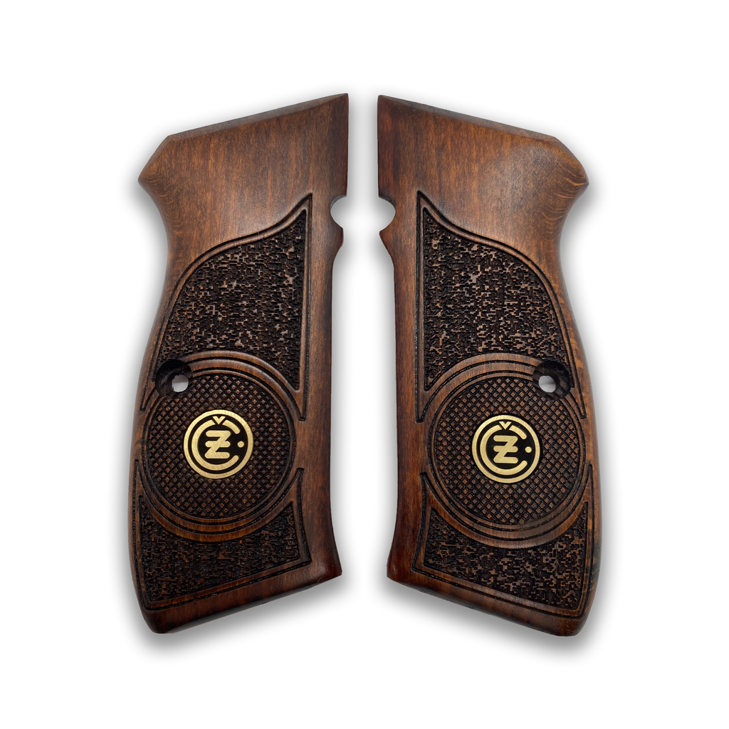 ZIB GRIPS CZ-75 Pistol Grip Handmade From Walnut Wood Ars.06