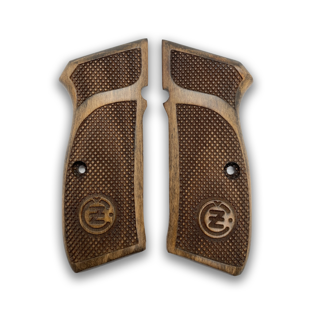 ZIB GRIPS CZ-75 Pistol Grip Handmade From Walnut Wood Ars.021