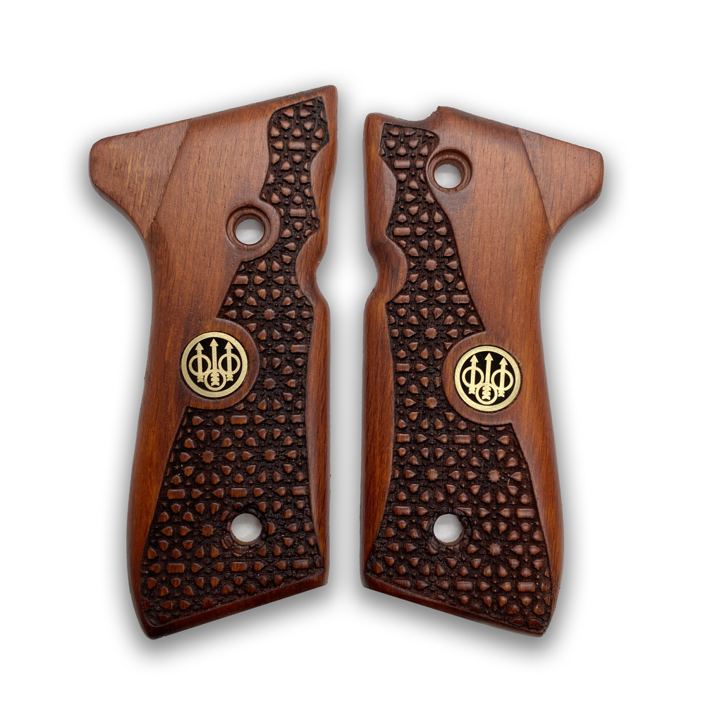 ZIB GRIPS Beretta 92-F Pistol Grip Handmade From Walnut Wood Ars.035