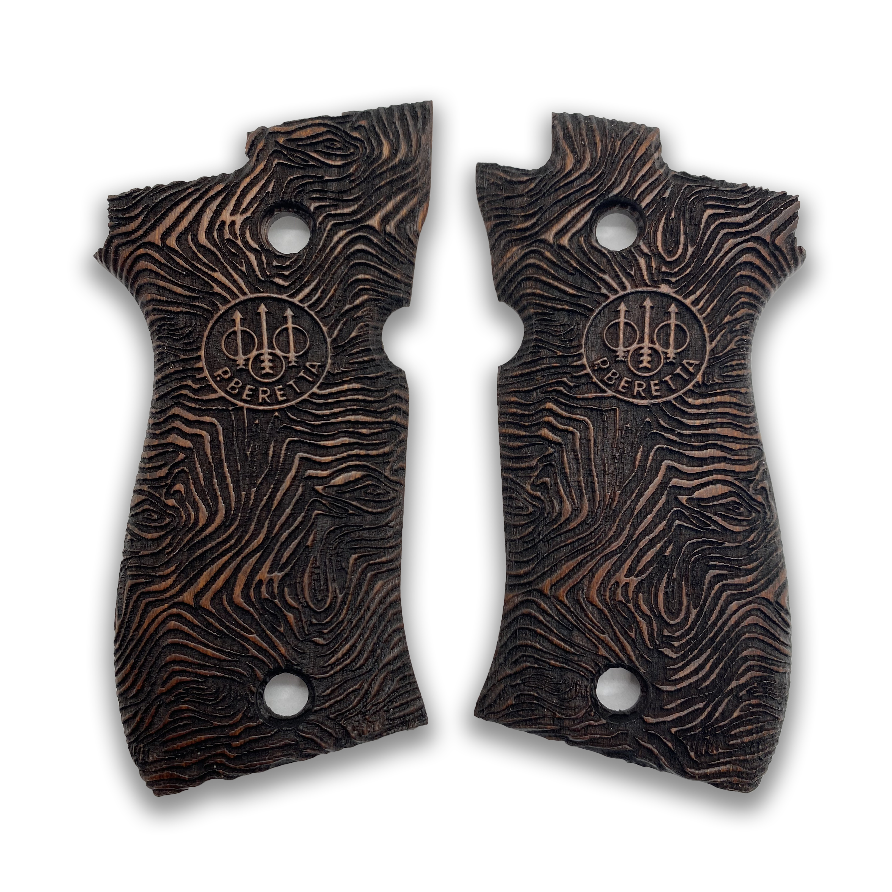 Manopole In Legno Di Noce Per Beretta 92-F - Fatte A Mano, Design Personalizzabile - Foto 9