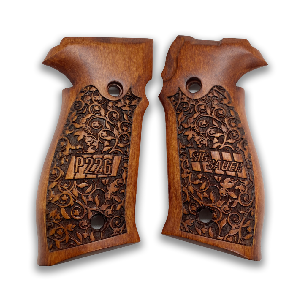 Sig Sauer P226 Pistol Grip Handmade From Walnut Wood Ars.015
