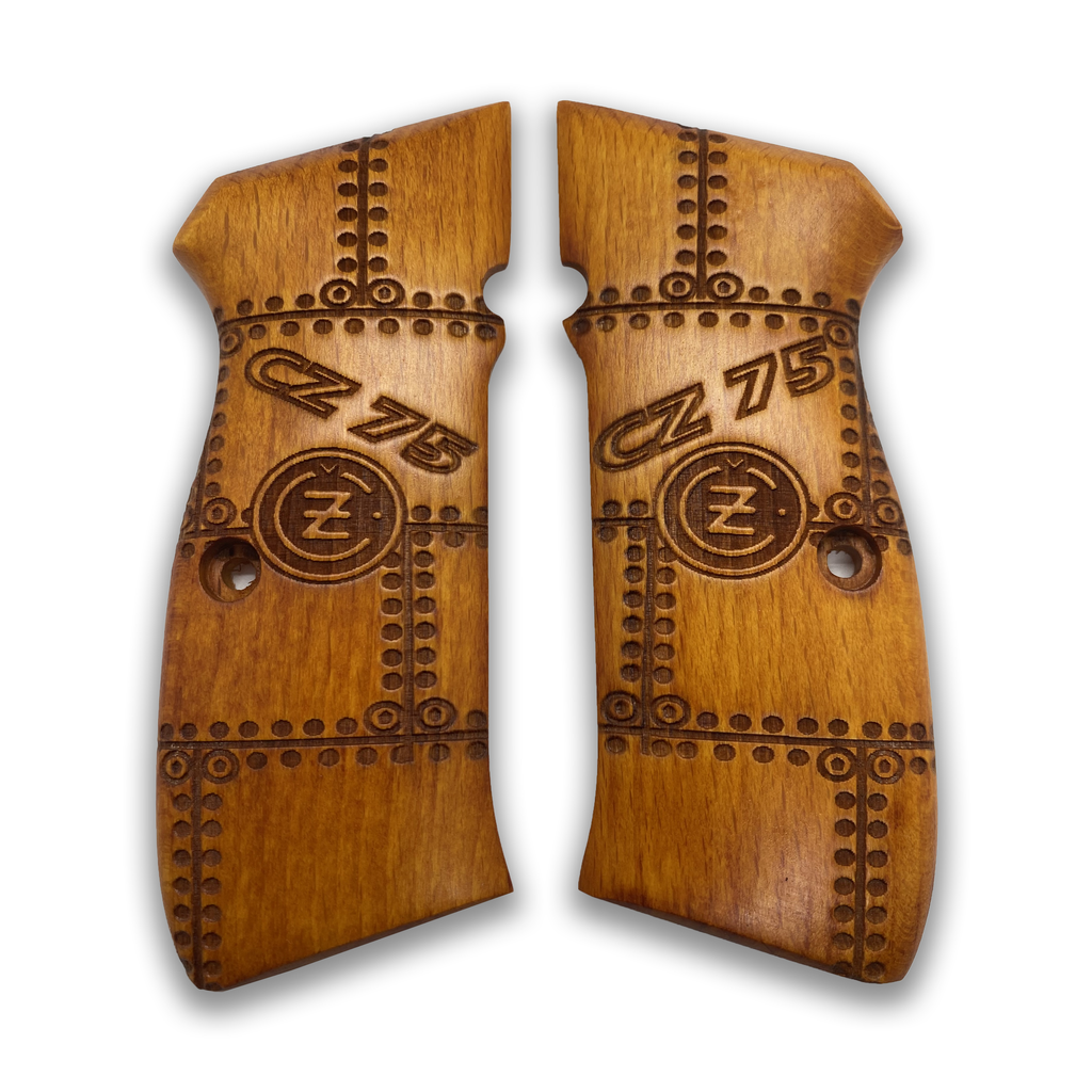Poignées Zib Poignées de pistolet en bois stratifié pour CZ 75/Compact Poignées Zib Poignées de pistolet en bois stratifié pour CZ 75/Compact