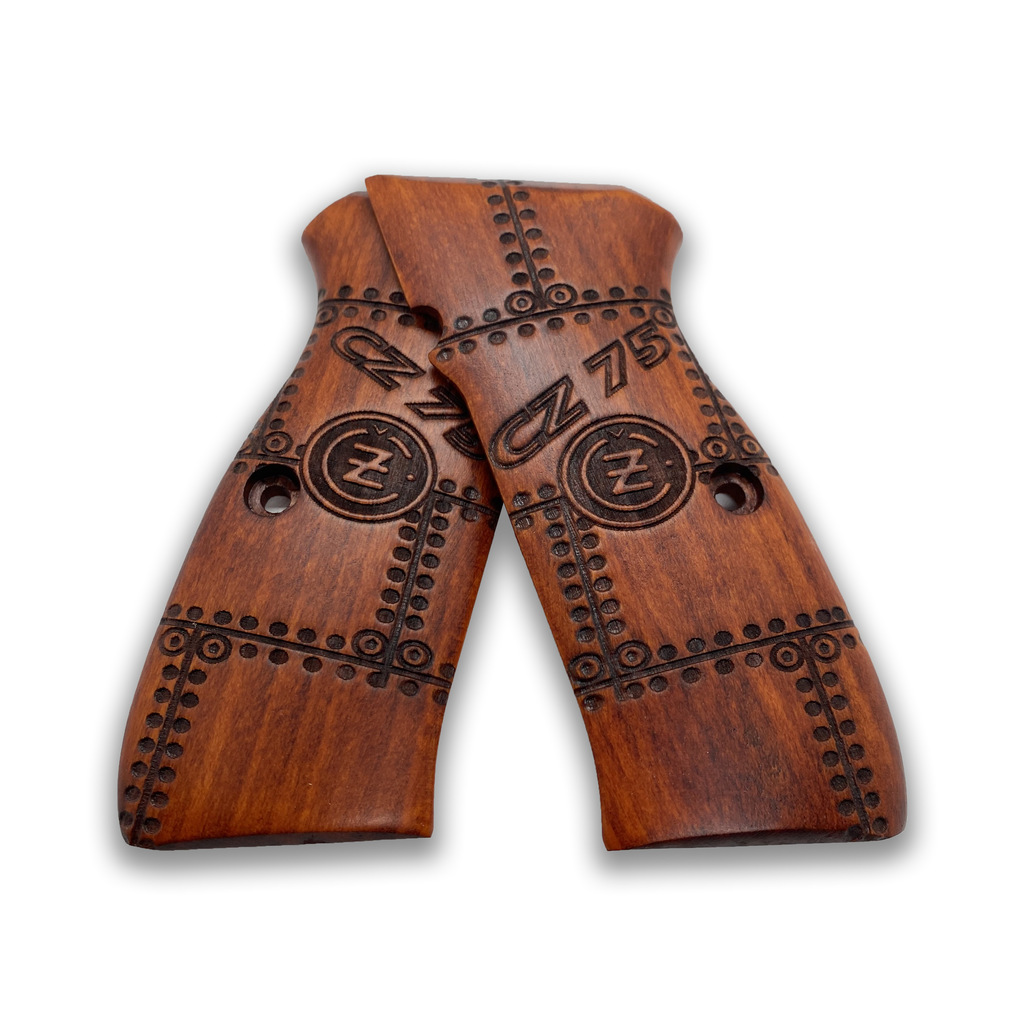 Cz 457 Barrel ZIB Grips Handmade Wood Grips For CZ-75, CZ85, SP-01