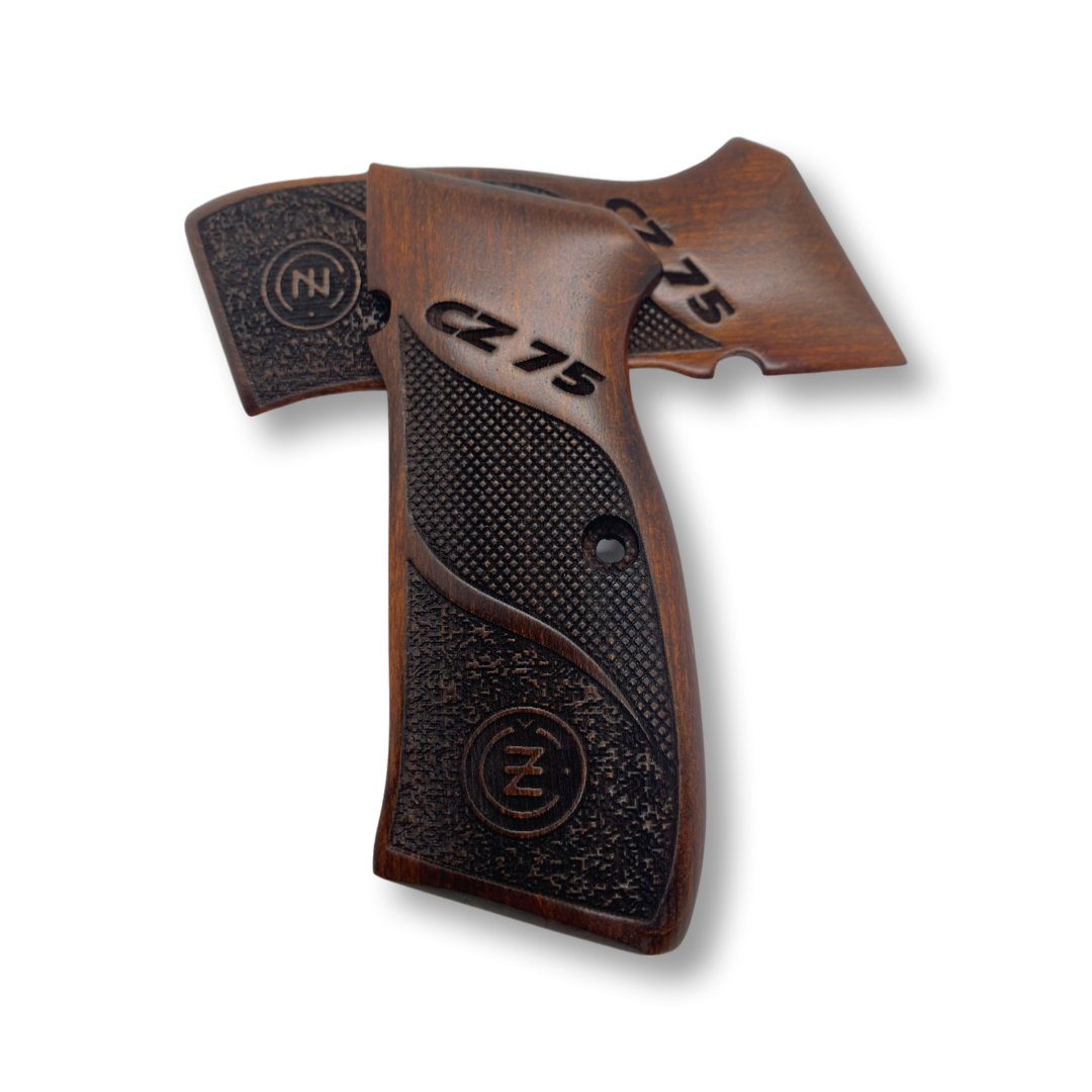 Zib Grips Llama 7.65 Pistolengriff Walnussholz - Handgefertigte Schaftgriffe