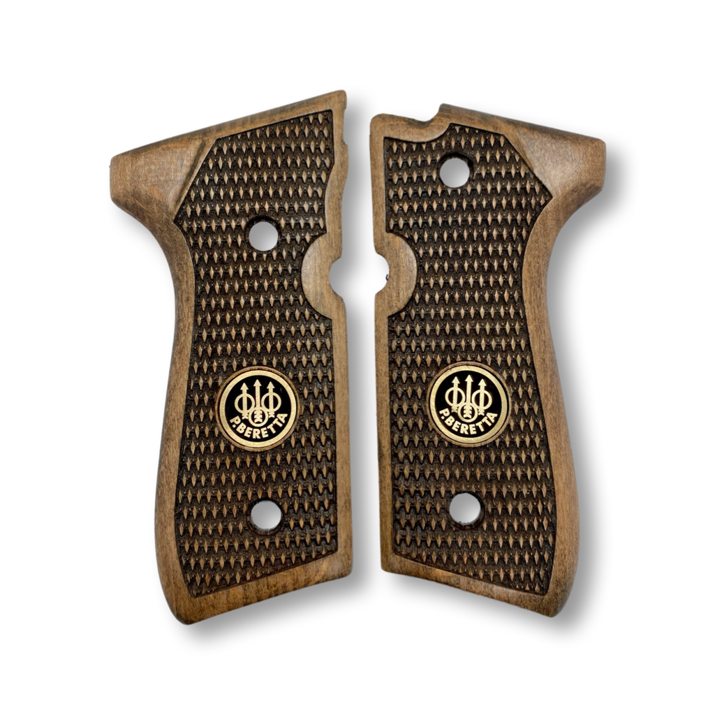 ZIB GRIPS Beretta 92-F Pistol Grip Handmade From Walnut Wood Ars.042