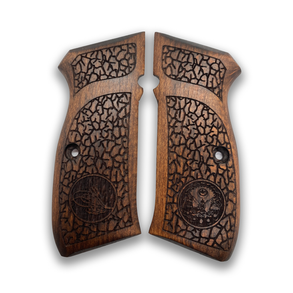 ZIB GRIPS CZ-75 Pistol Grip Handmade From Walnut Wood Ars.016