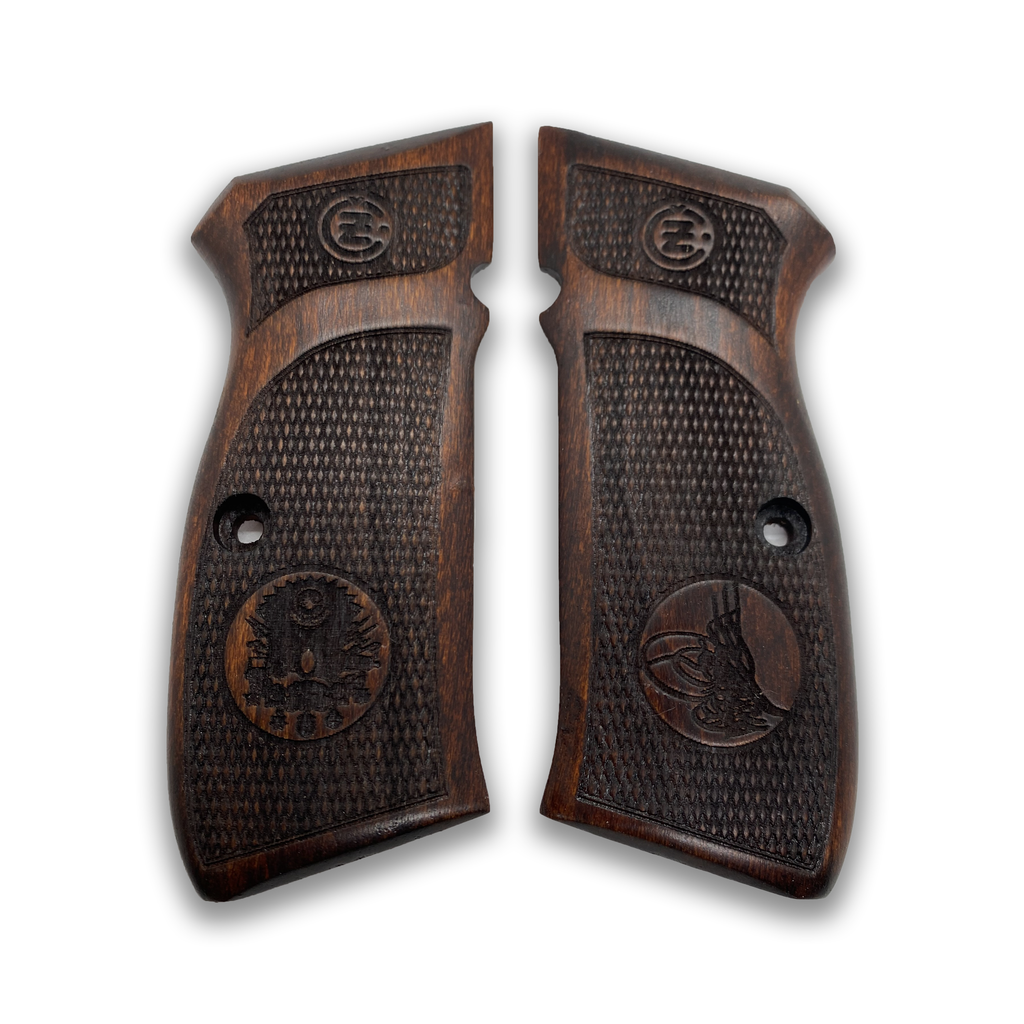 ZIB GRIPS CZ-75 Pistol Grip Handmade From Walnut Wood Ars.024