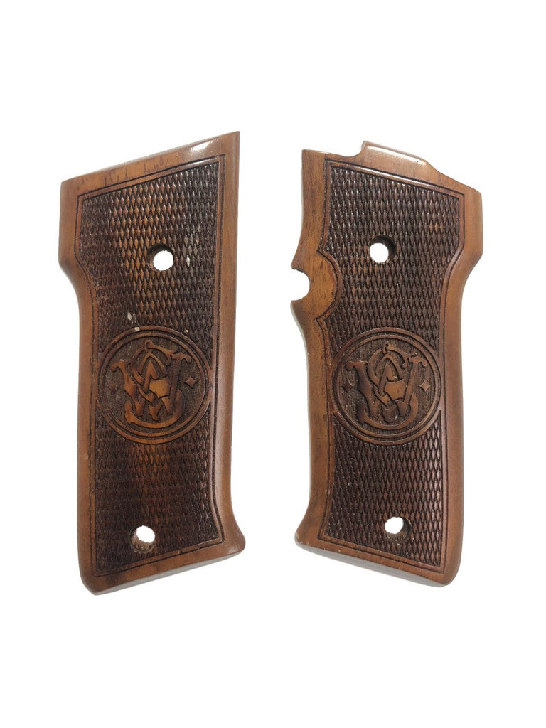 Victorious Smith Wesson 39 Pistol Grip Handmade From Walnut Wood Ars.03 - All Gun Grips