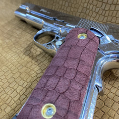 ZIB GRIPS Colt 1911 Handmade Genuine Leather Grip Dc.01 – All Gun