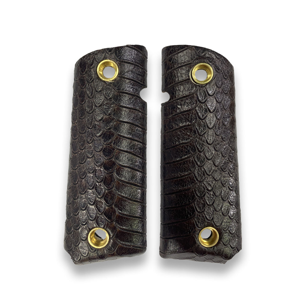 ZIB GRIPS Colt 1911 Handmade Genuine Leather Grip – All Gun Grips