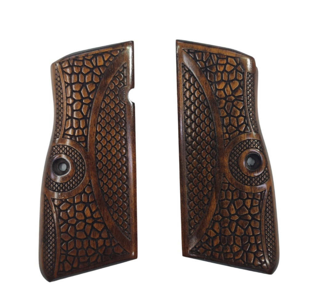 Zib Grips Für Browning Hi Power Wood Grips, Browning Hi-Power Wood