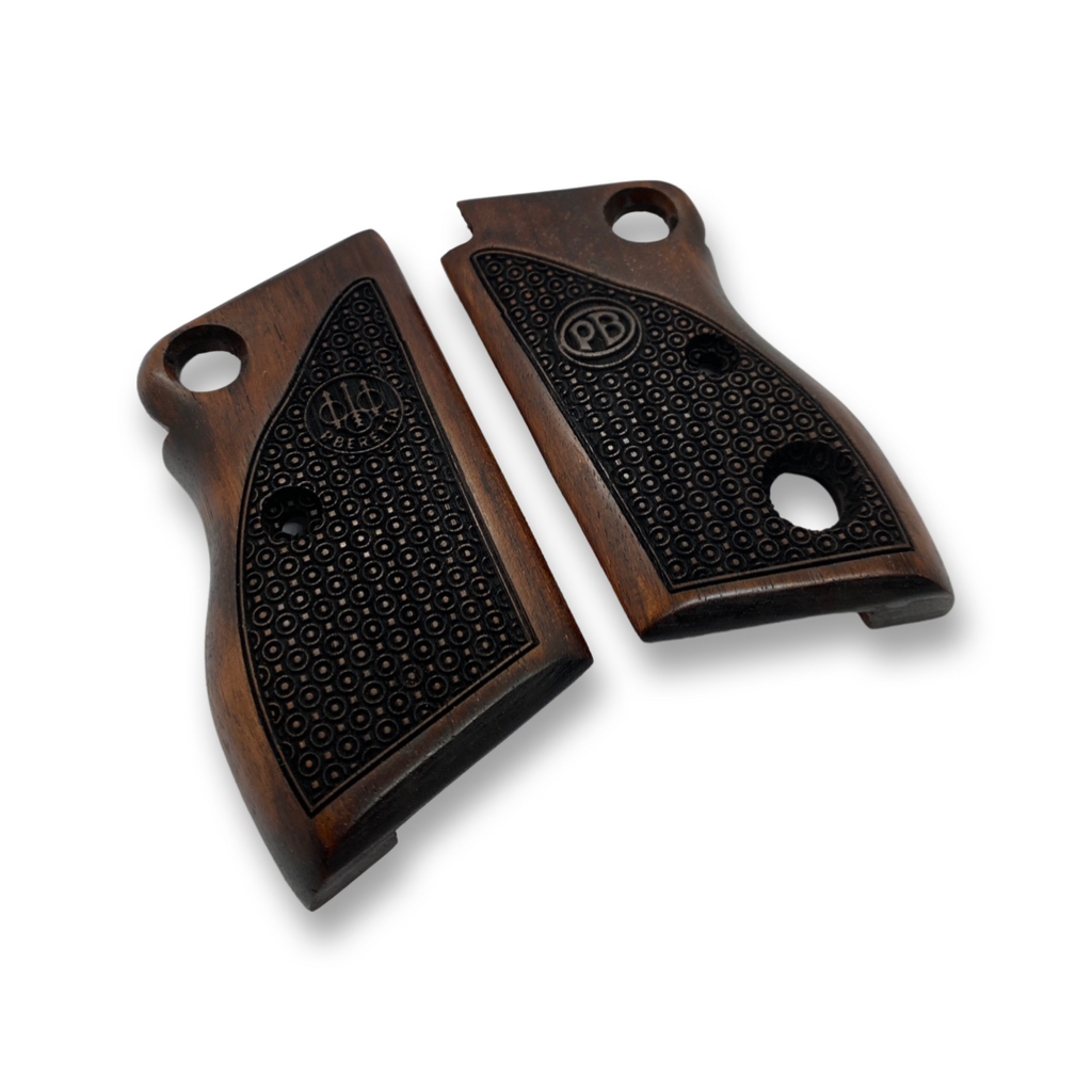 Empuñaduras De Madera Hechas A Mano Para Ruger P-85 - Modelo Ars.01, Marca ZIB Grips - ¡Personaliza Tu Pistola Con Estilo Clásico!