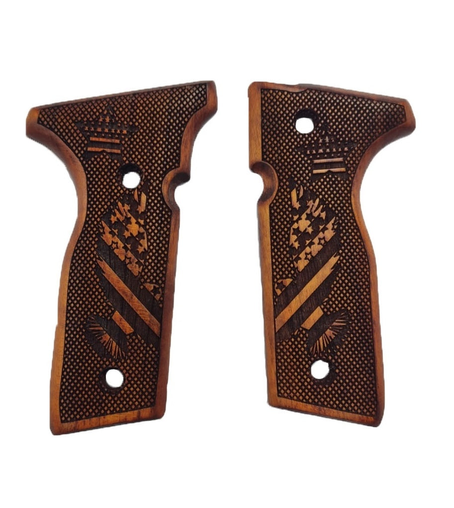 ZIB GRIPS Beretta Stoeger Pistol Grip Handmade From Walnut Wood Ars.04