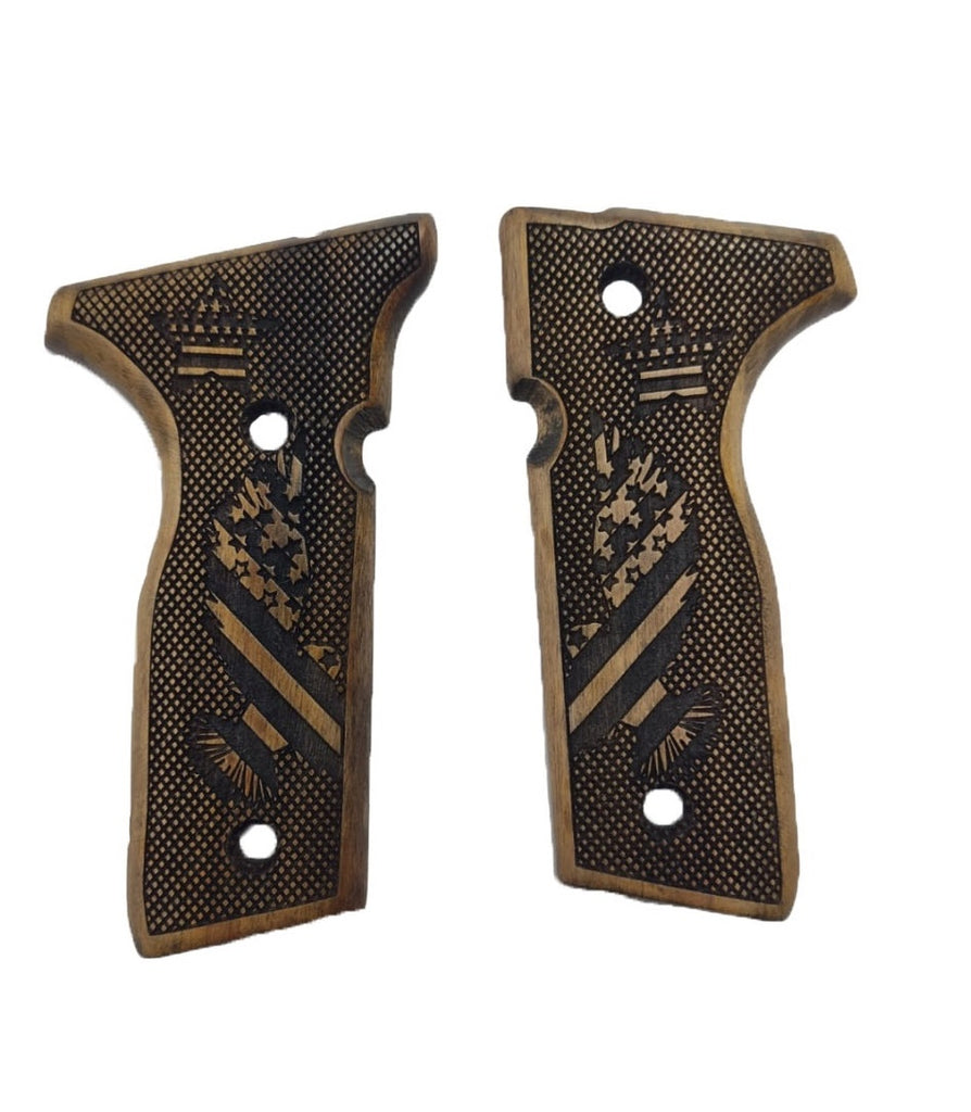 ZIB GRIPS Beretta Stoeger Pistol Grip Handmade From Walnut Wood Ars.05