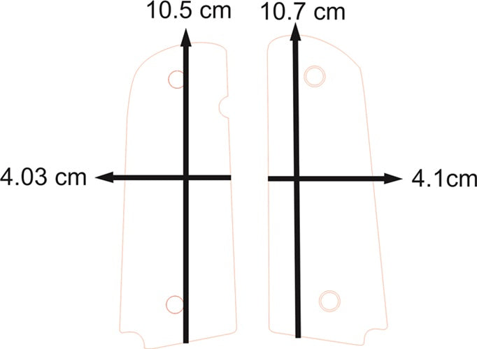ZIB GRIPS Star Süper B Pistol Grip – Handmade Walnut Wood For Ars.06 – UPC 790910807744