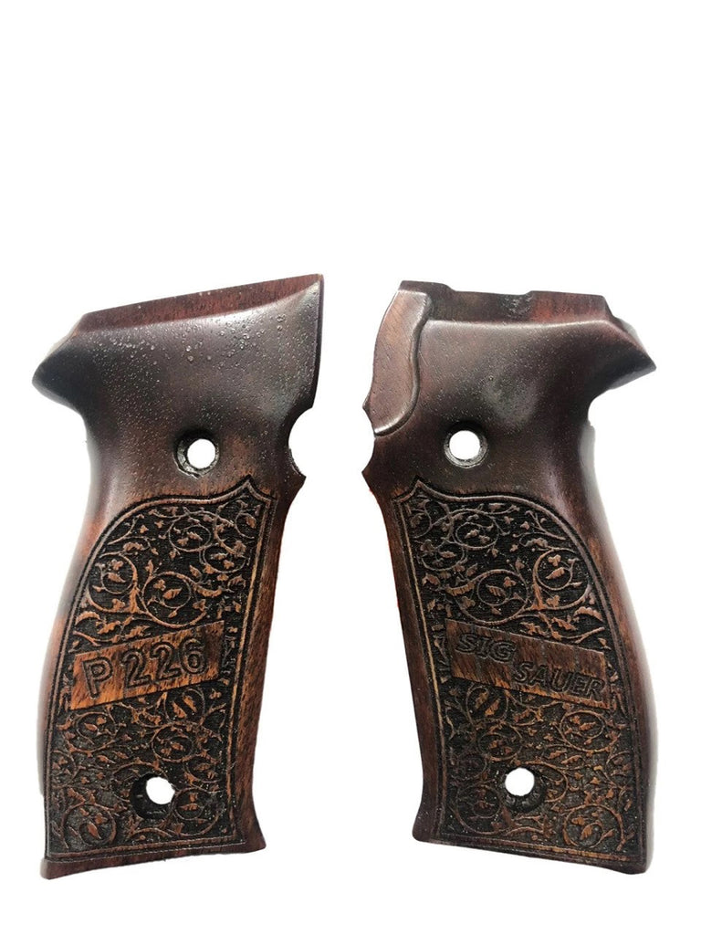 Sig Sauer P226 Pistol Grip Handmade From Walnut Wood Ars.018 - All Gun Grips