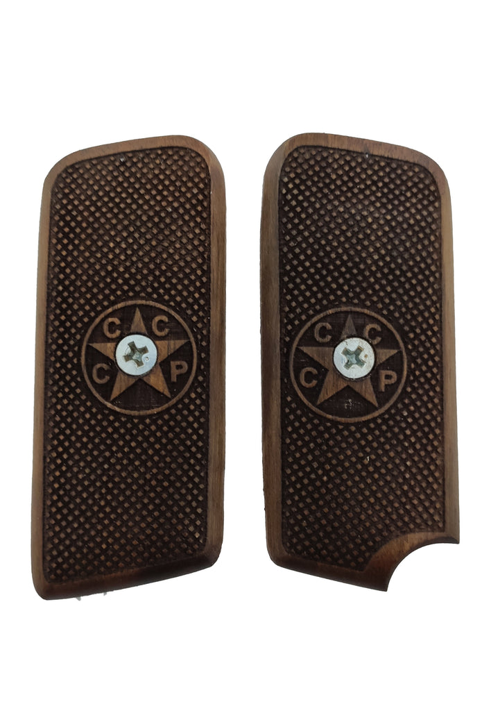 Poignées En Bois Courtes ZIB GRIPS Pour Tokarev TT33 - Faites Main Poignées En Bois Courtes ZIB GRIPS Pour Tokarev TT33 - Faites Main