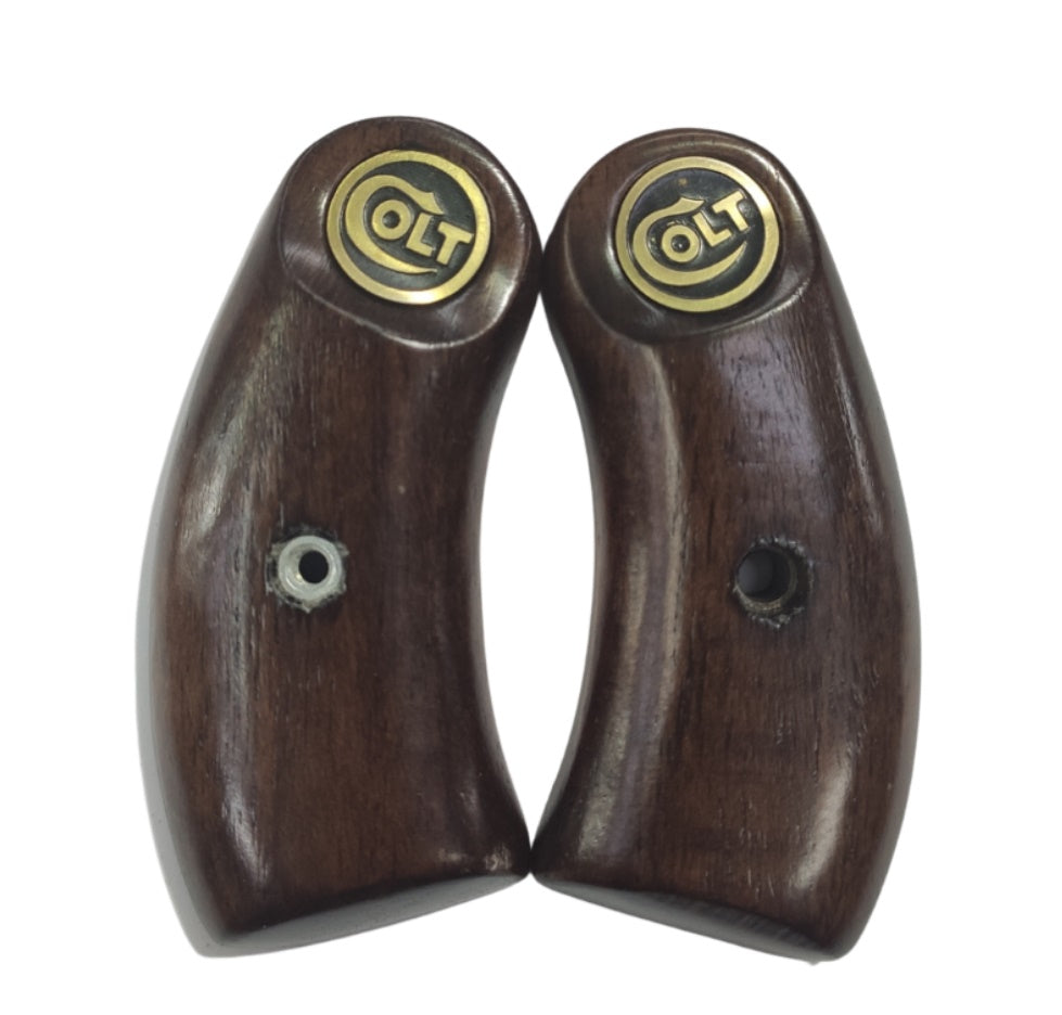 Colt New, Police, Cobra Pistol Grip Handmade From Walnut Wood Ars.1